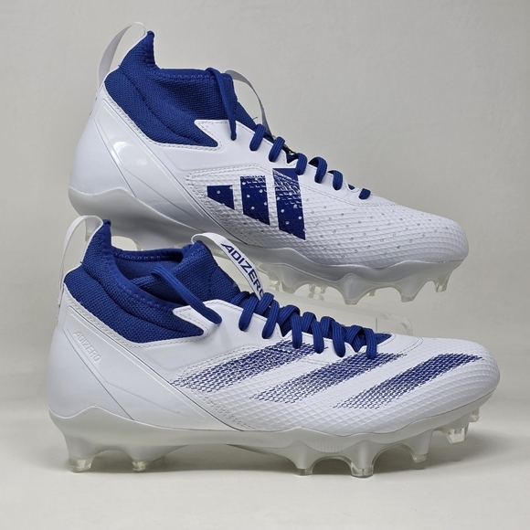 adidas Adizero Impact Football Cleats Mens Size 9 White Shoes IF2478 New main image 11